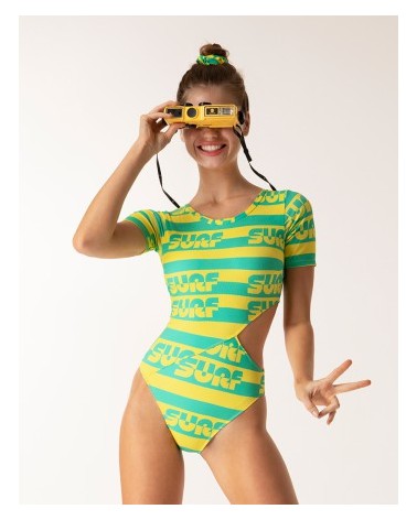 YELLOW SURF one piece