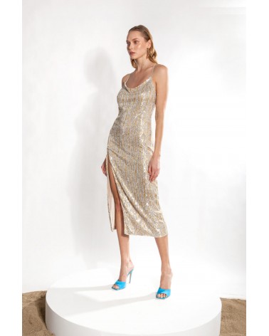 Taliah Sequin Dress MALLORY...