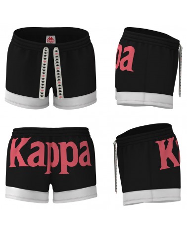 kappa AUTHENTIC SAND COLTA SHORTS (BLACK-WHITW-RED)