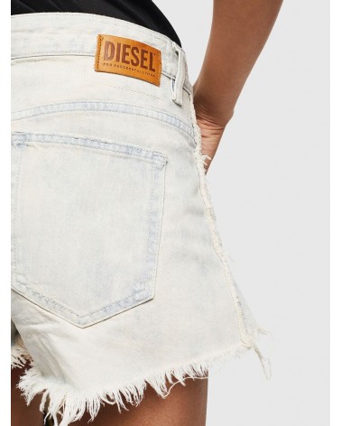 diesel DE-RIF Cutt-off denim shorts with frayed hem